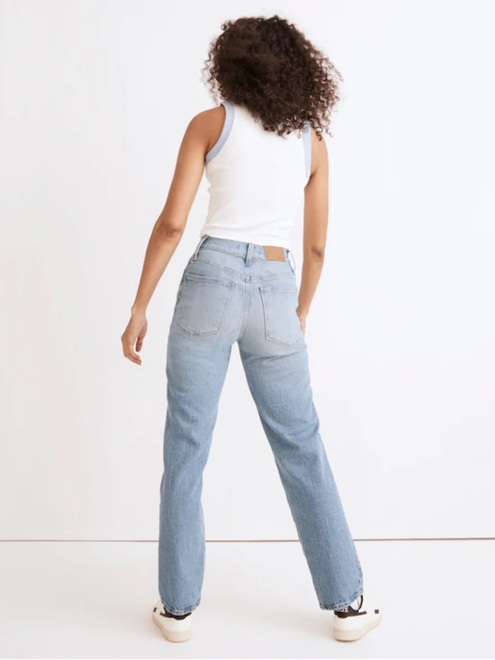 Madewell The Mid-Rise Perfect Vintage Jeans 33 16 plus straight leg medium wash - Picture 3 of 12